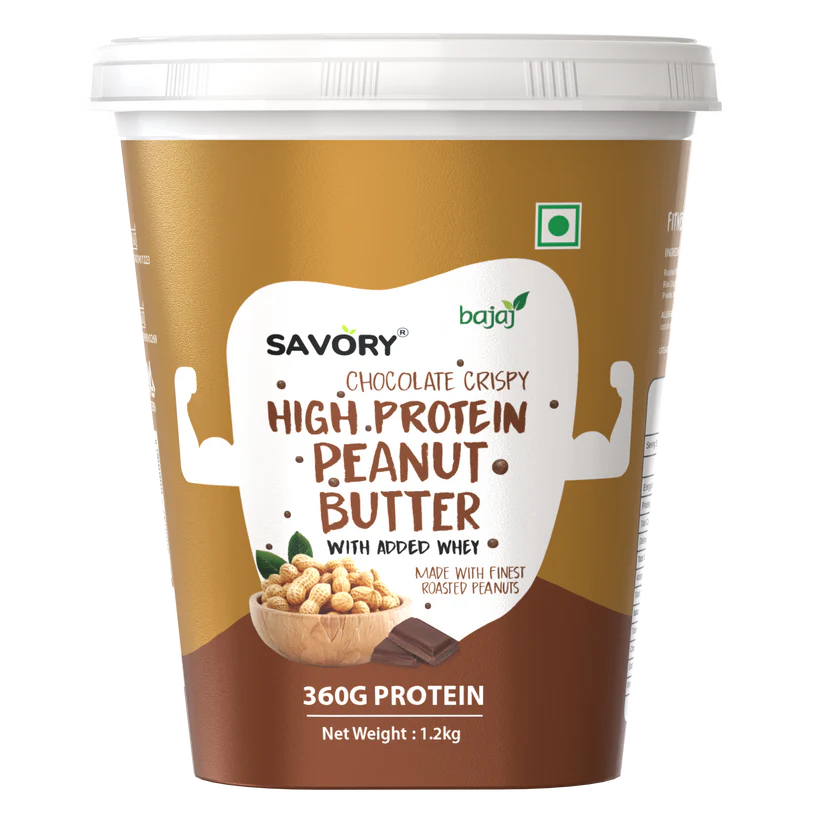 Savory Chocolate Crispy High Protein Peanut Butter