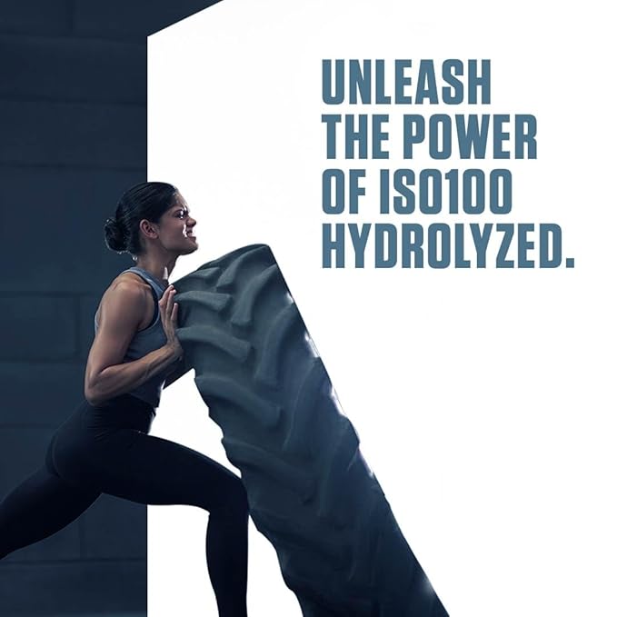 Dymatize Nutrition ISO100 Hydrolyzed Whey Protein Isolate | Fast-Digesting | Muscle Recovery Formula with Amino Acids | Low Sugar & Fat | 5 lbs