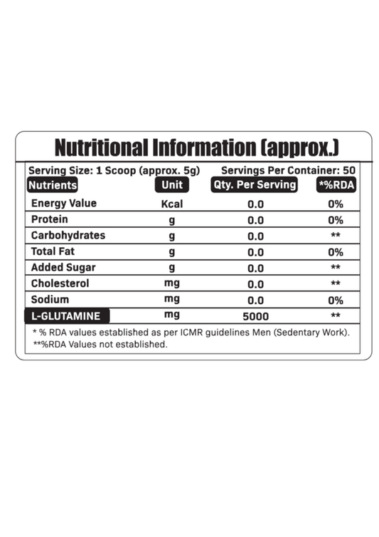 Mylife Nutrition L-Glutamine