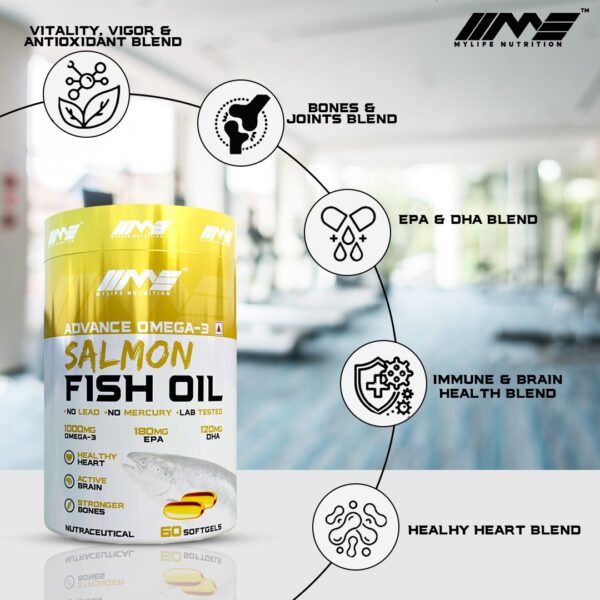 MY LIFE NUTRITION SALMON FISHOIL (OMEGA – 3)