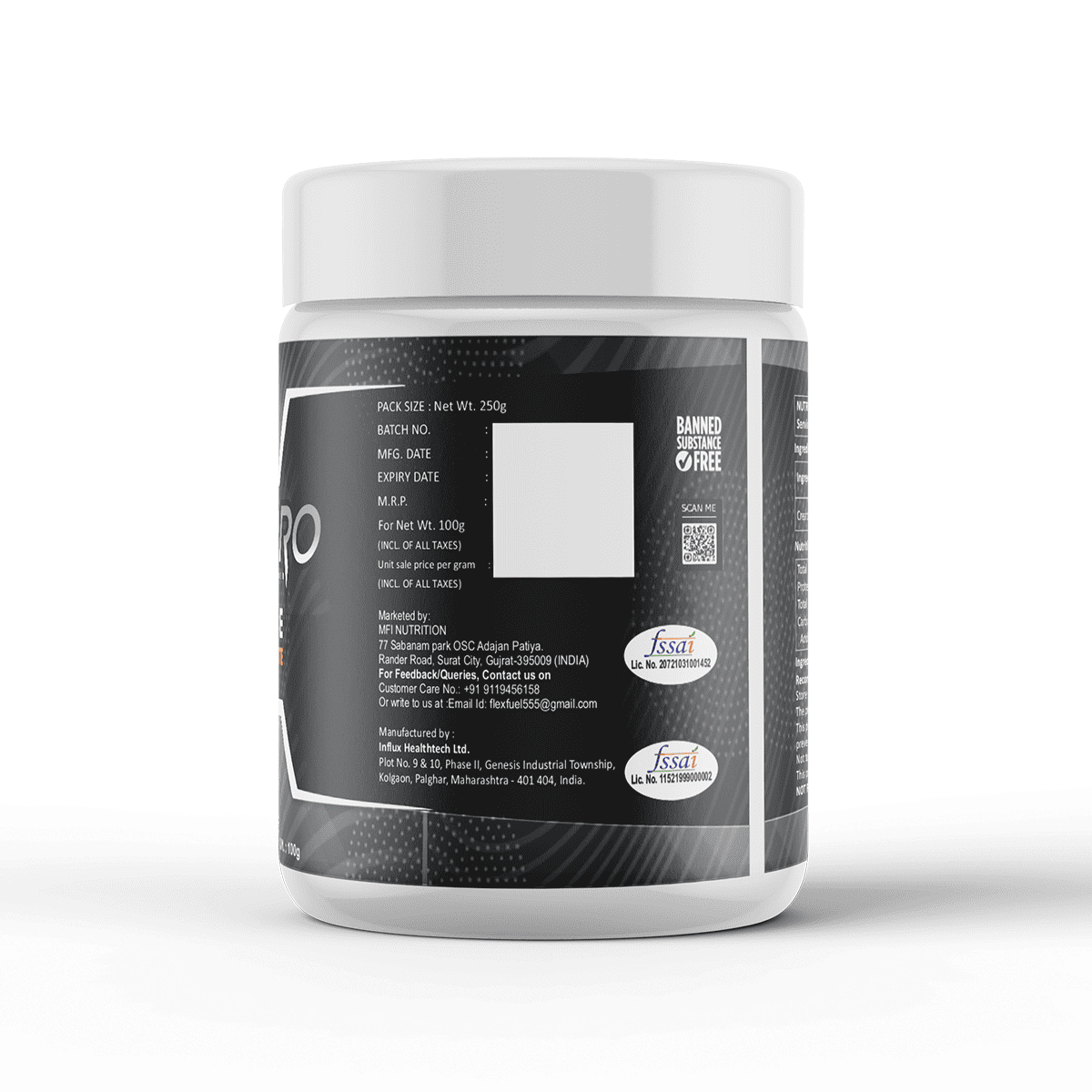 FlexFuel Nutrition Creatine Monohydrate