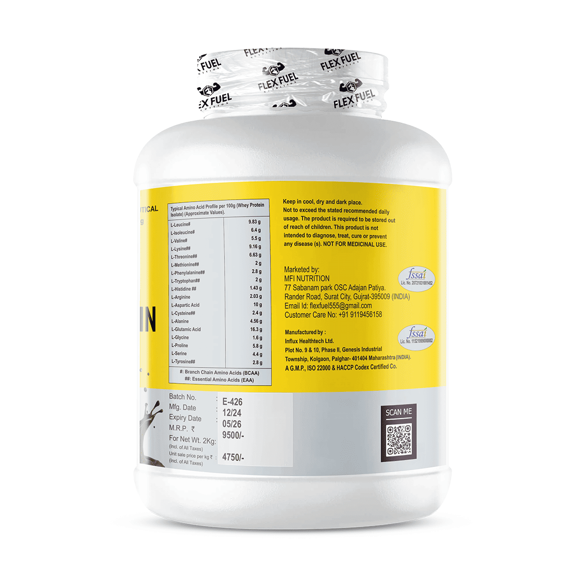 Flex Fuel ISO 100 Whey Protein