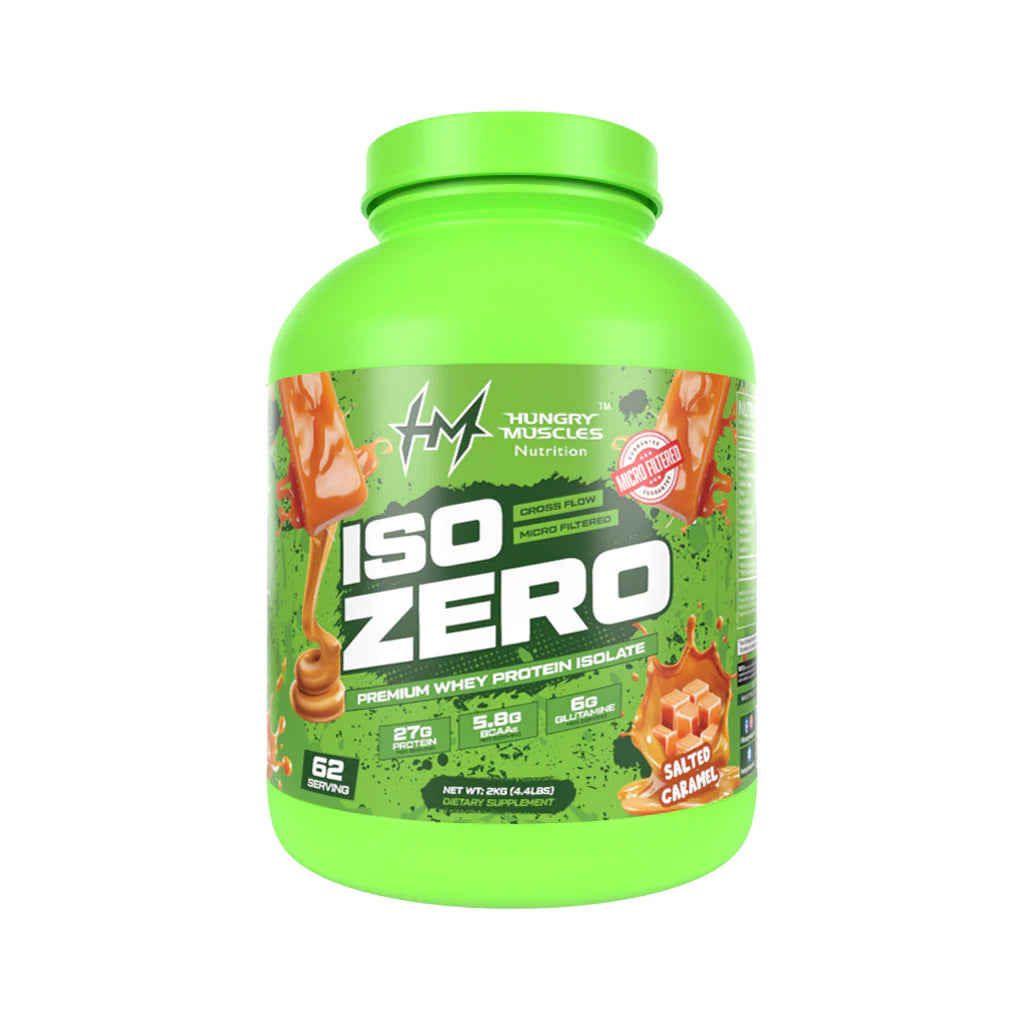 Hungry Muscles ISO ZERO Whey Protein Isolate – 27g Protein, Per Scoop | Zero Added Sugar  |