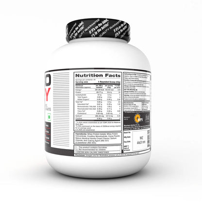 turbo whey - isolate, concentrate, and creatine 1.8 kg Whey Protein Isolate, Whey Protein Concentrate and Creatine