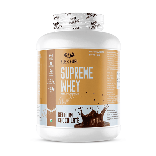Flex Fuel Ultimate Muscle Combo – Whey Protein + BCAA + Creatine + Shaker
