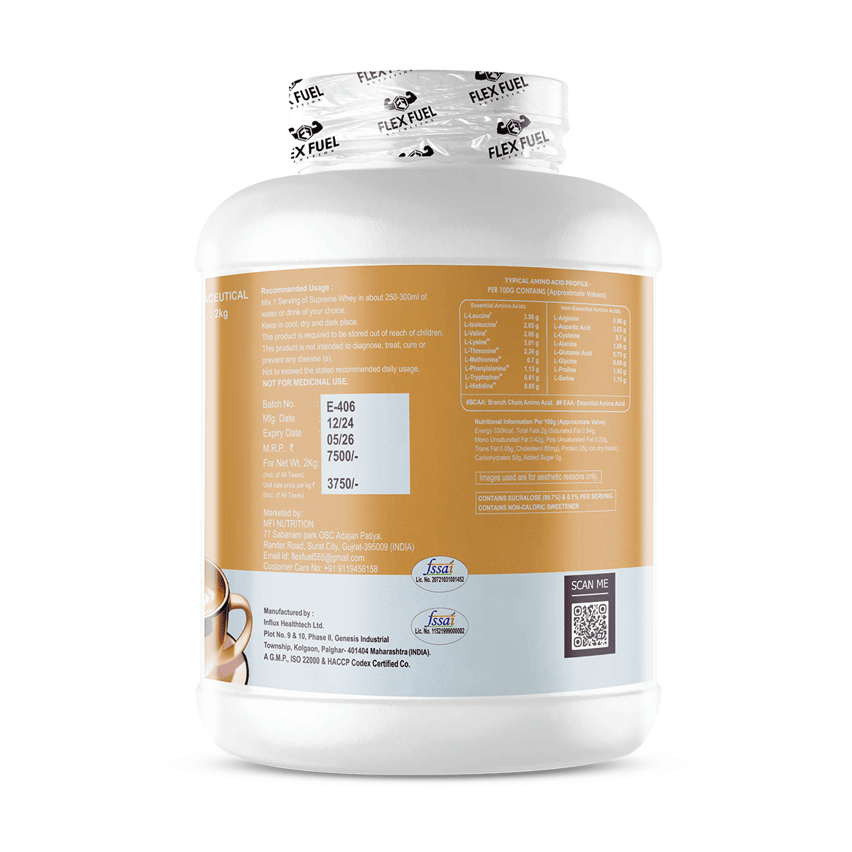 Flex Fuel Advance-Muscle Gain Combo Pro