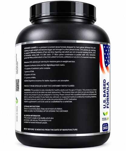 F7 Nutrition Advanced Weight Gainer Combo Pro-