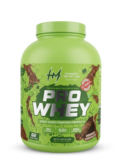 Hungry Muscles Pro Whey Muscle Combo – Whey Protein + BCAA + Creatine + Shaker
