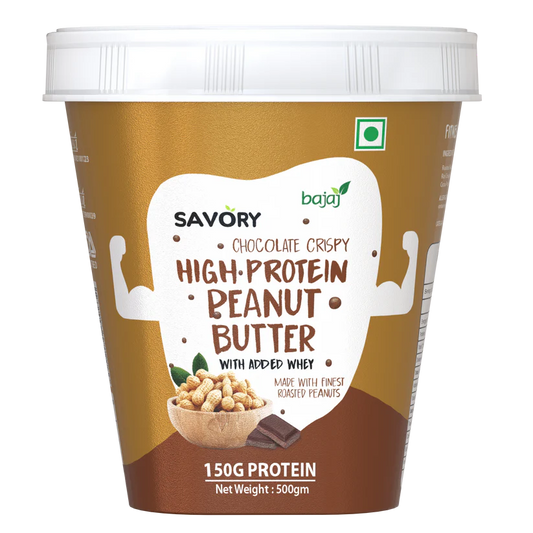 Savory Chocolate Crispy High Protein Peanut Butter