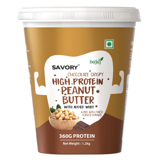 Savory Chocolate Crispy High Protein Peanut Butter