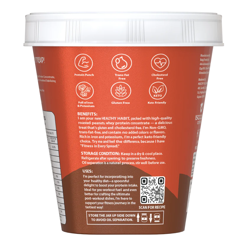 Savory Chocolate Crunchy High Protein Peanut Butter