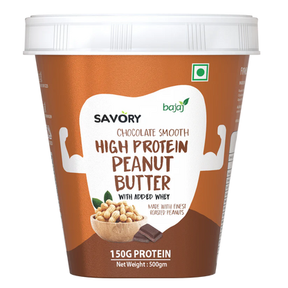 Savory Chocolate Smooth High Protein Peanut Butter