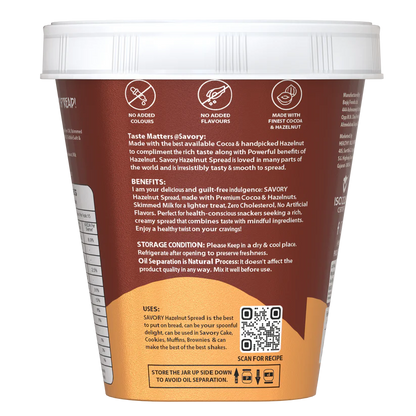 Savory Chocolate Hazelnut Spread (500g)