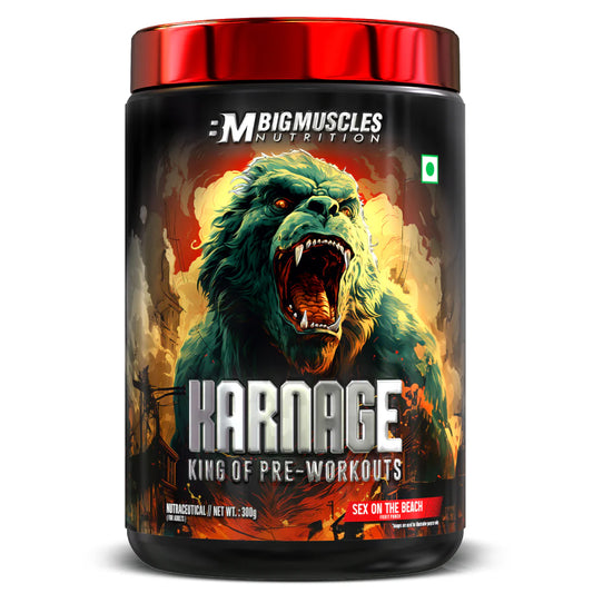 BigMuscle Priworkout Karnage Red 300 Gm