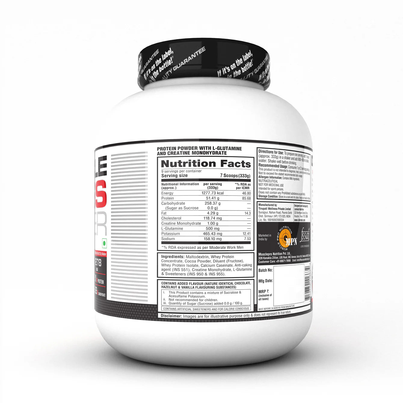 Labrada Muscle Mass Gainer –   High-Calorie Weight Gainer for Fast & Clean Muscle Growth