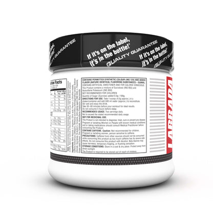 super charge pre-workout concentrate L-Arginine, L-Citrulline Malate, Beta Alanine, Caffeine Anhydrous, Ashwagandha Extract, Zinc