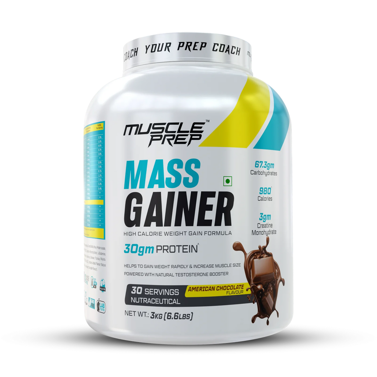 Muscle Prep Mass Gainer 3 Kg