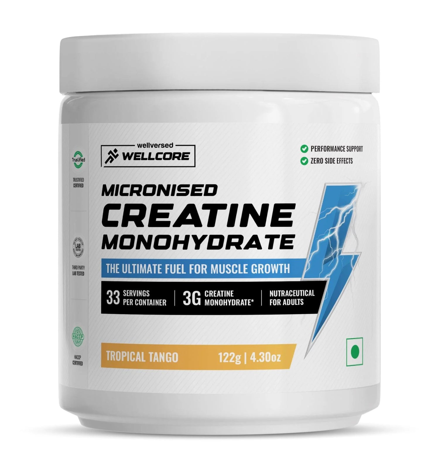 Wellcore - Pure Micronised Creatine Monohydrate Rapid Absorption | Enhanced Muscle Strength & Power | Fast Recovery | Increased Muscle Mass
