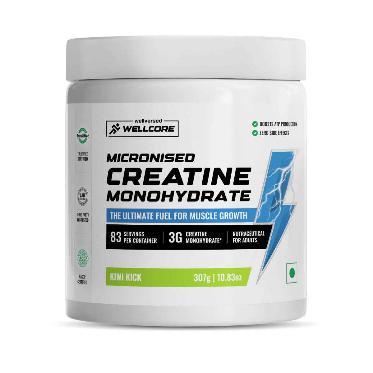 Wellcore - Pure Micronised Creatine Monohydrate Rapid Absorption | Enhanced Muscle Strength & Power | Fast Recovery | Increased Muscle Mass
